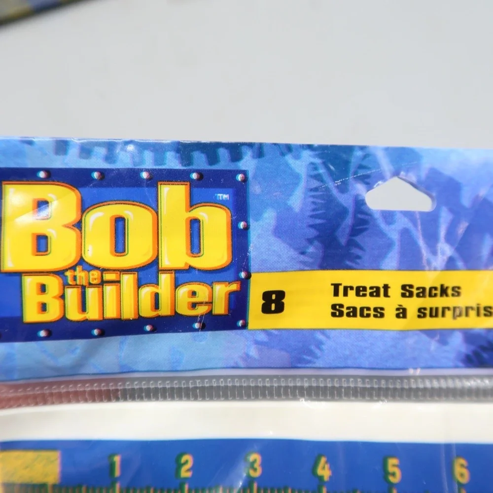 Bob The Builder NOS Birthday Party Set treat bags (8), Napkins, Banner Lot